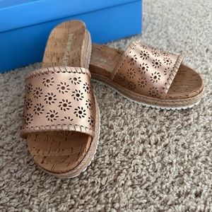 Jack Rogers Ro Cork Slides size 7